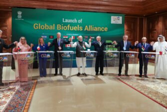 File photo of launch of Global Biofuel Alliance